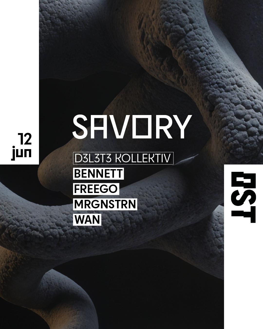 Savory - Techno Every Thursday