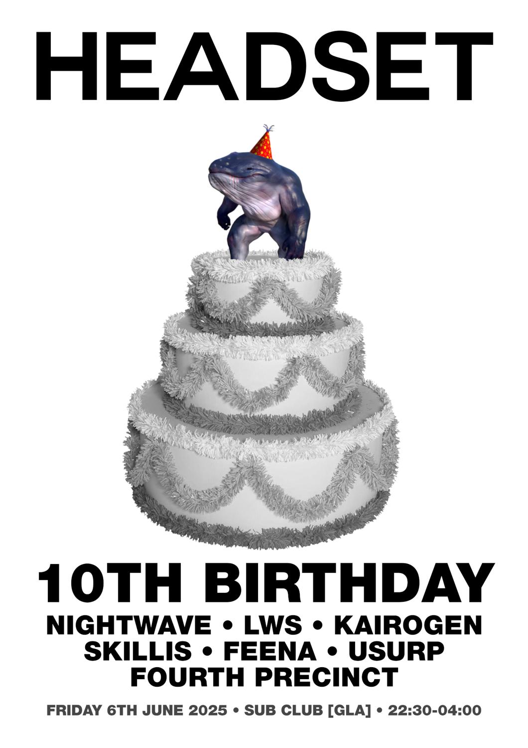 Headset 10Th Birthday