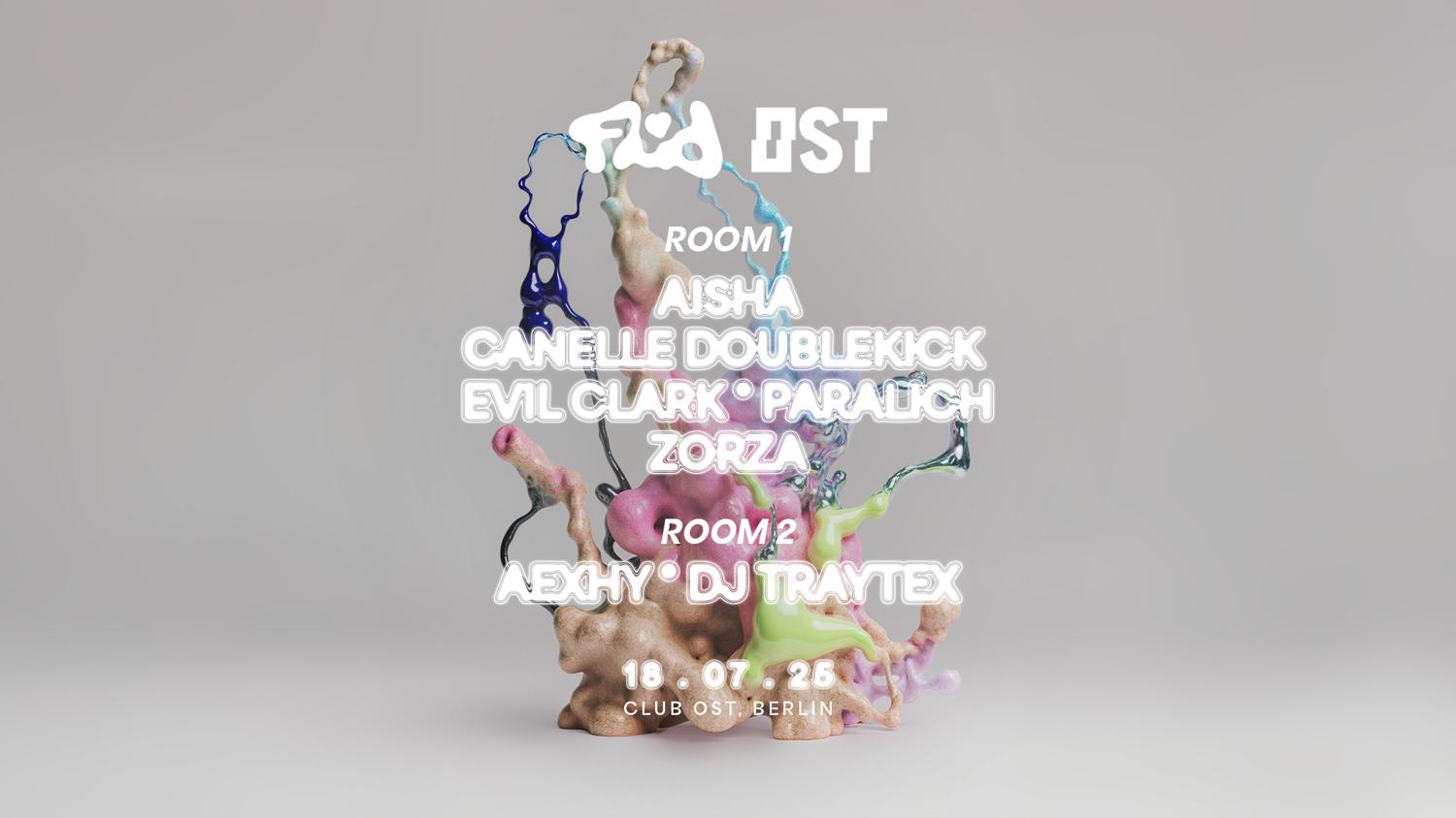 Fluid • Zorza, Aexhy, Aisha, Dj Traytex, Paralich, Canelle Doublekick, Evil Clark