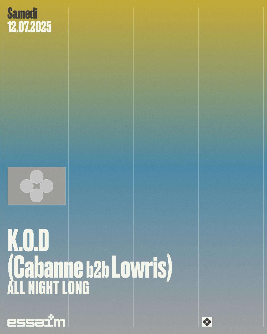 K.O.D (Cabanne B2B Lowris) - All Night Long
