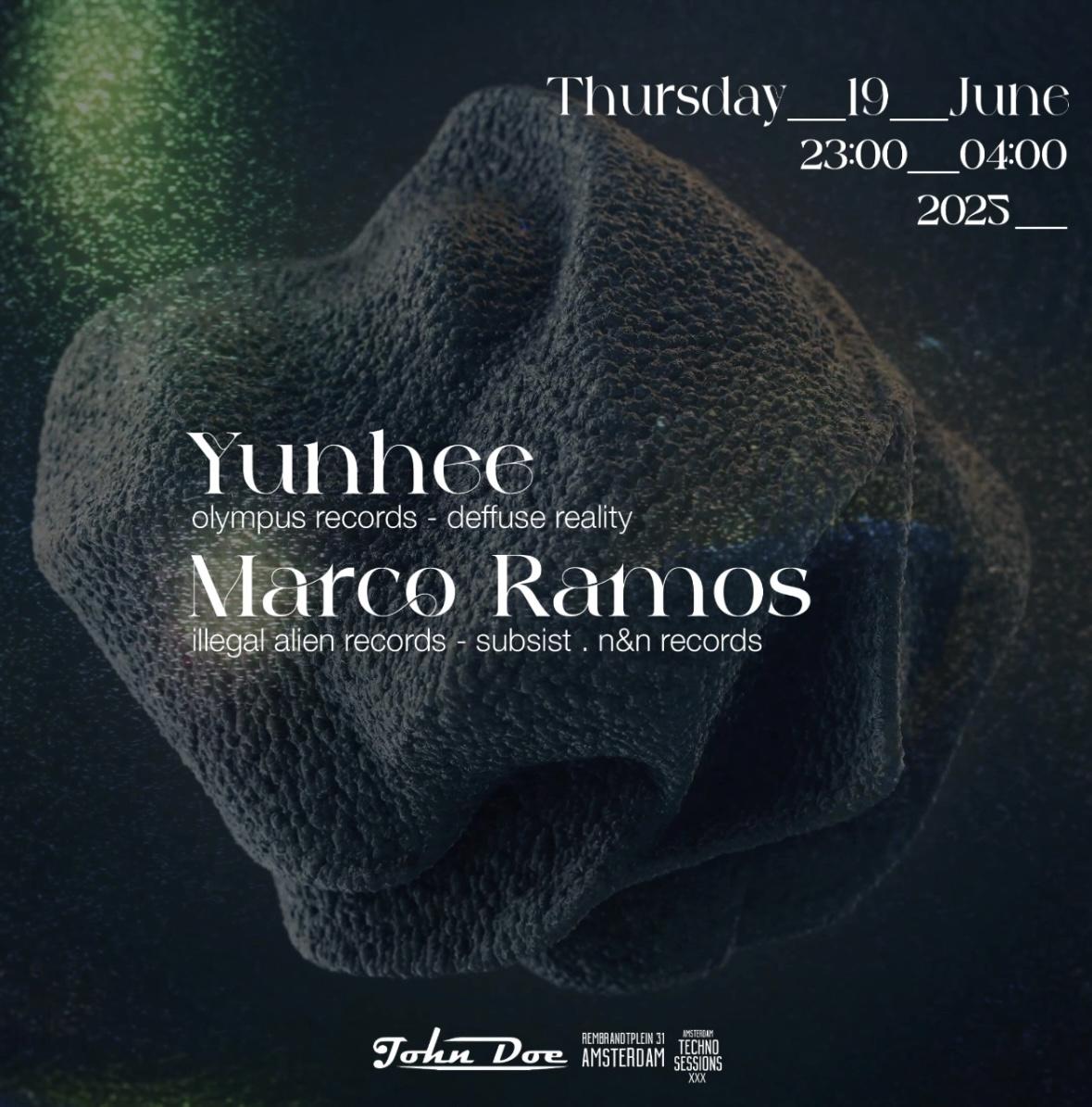 Amsterdam Techno Sessions W/ Yunhee (Olympus Records) & Marco Ramos (Illegal Alien Records)