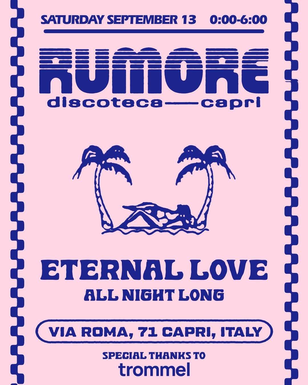 Rumore Season 25 Party N. 37 W/ Eternal Love