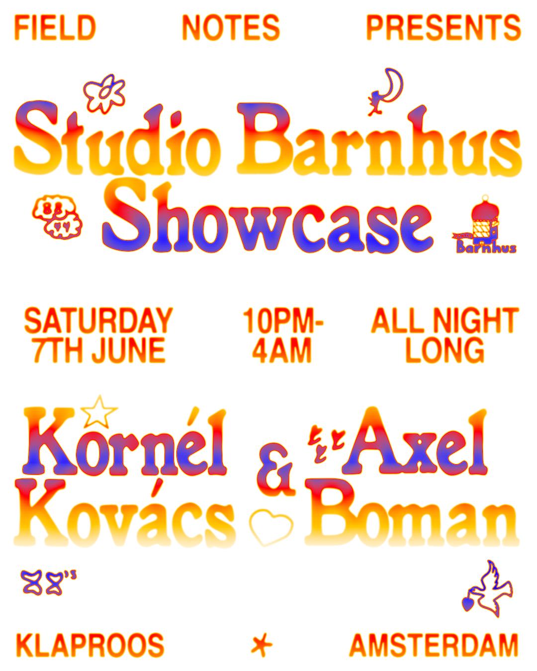 Field Notes Presents Studio Barnhus All Nighter