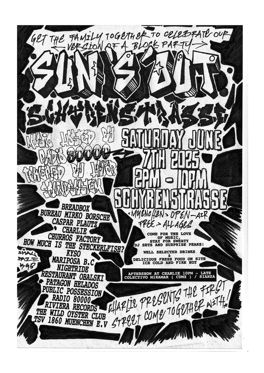 Suns Out Blockparty & Charlie Afterhours