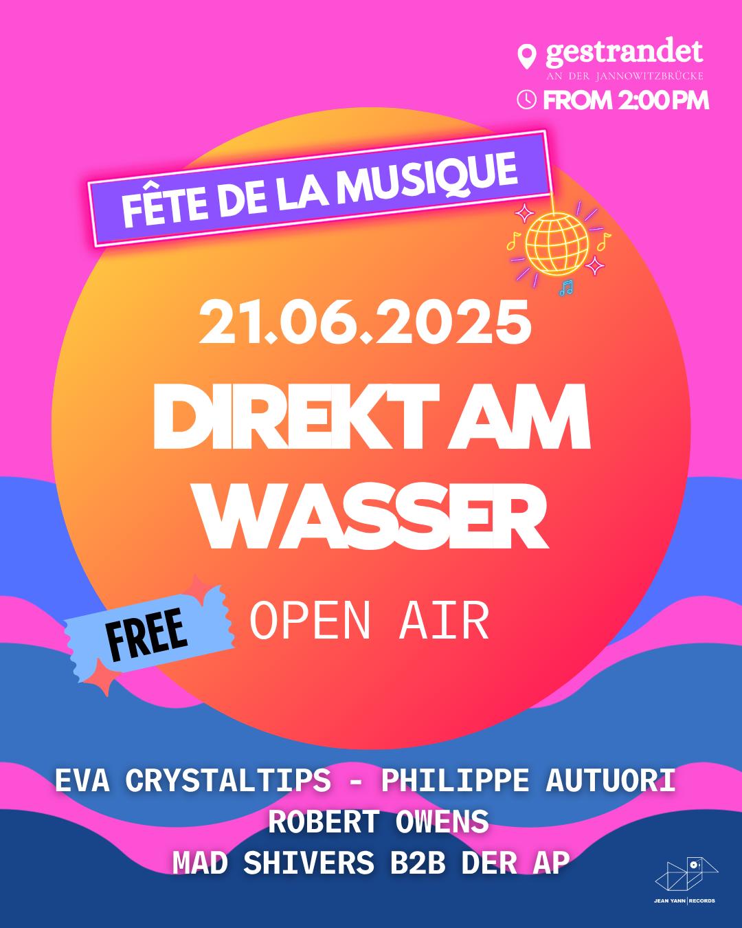 Fete De La Musique - Open Air Direkt Am Wasser - Free