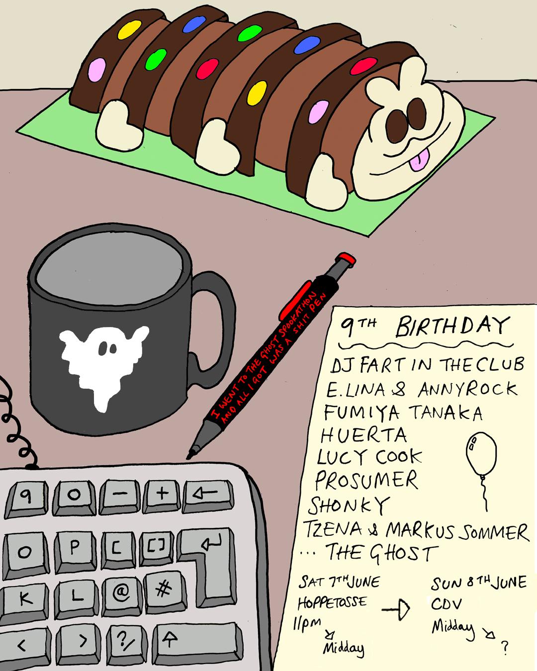 The Ghost 9Th Birthday