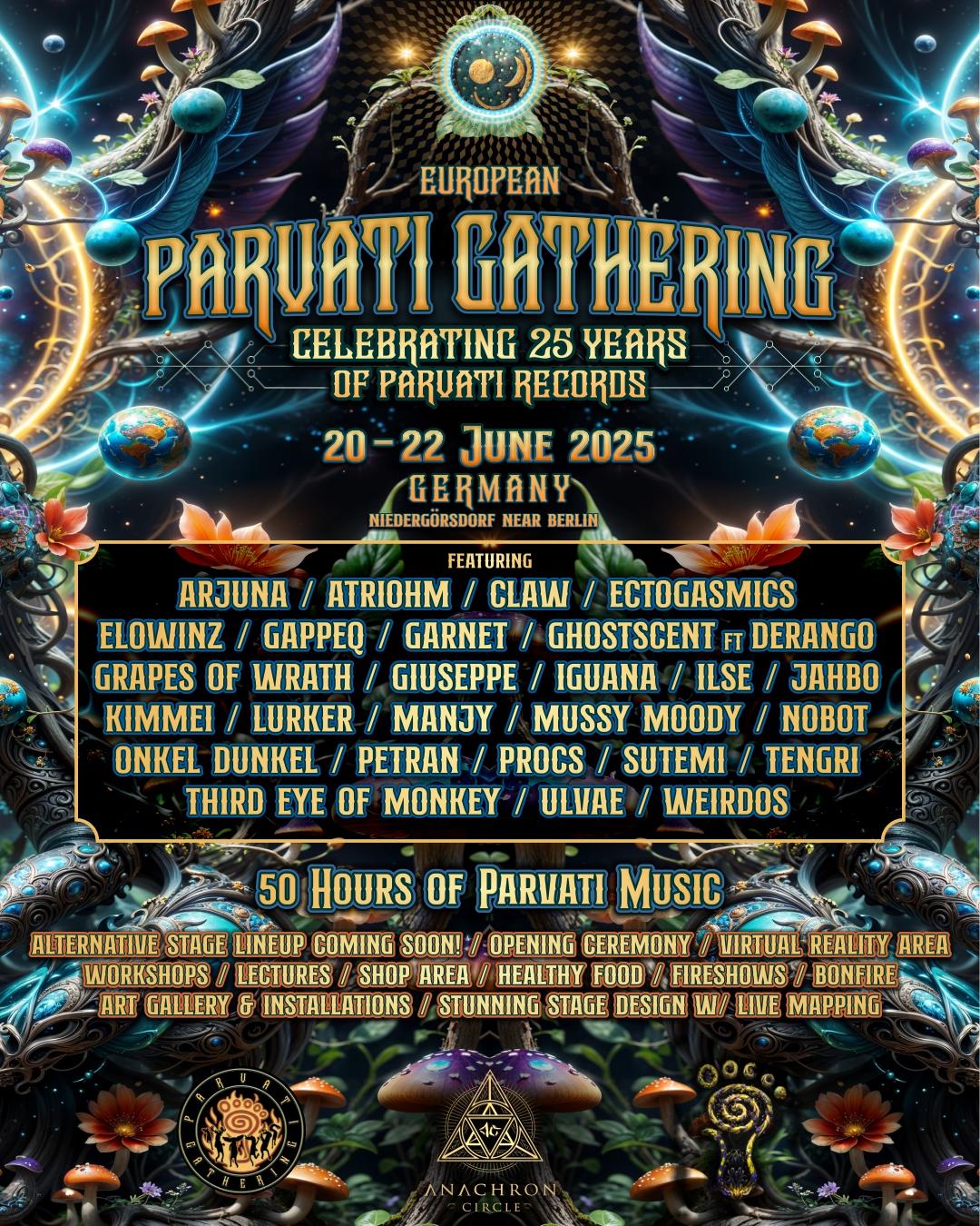 Parvati Gathering Europe: 25Th Anniversary Edition