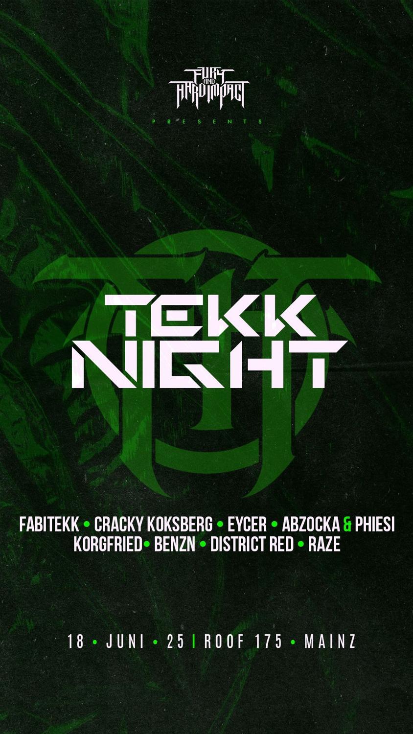 Hard Impact & Fury Pres. Tekk Night, Mainz
