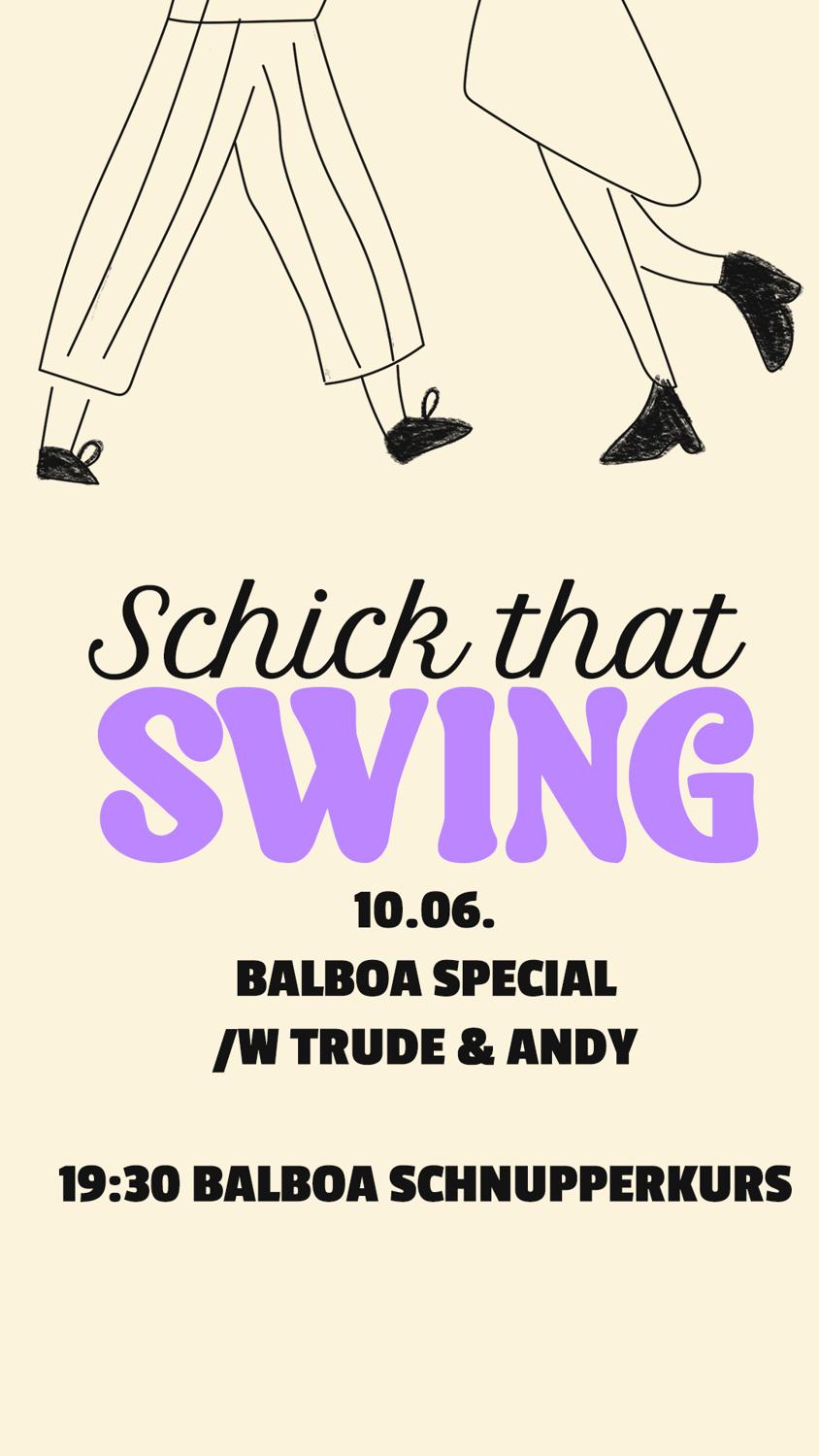 Schick That Swing - Balboa Taster With Trude & Andy