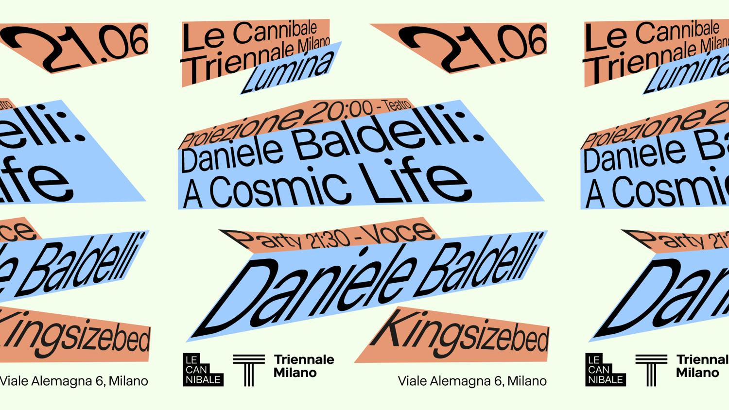Le Cannibale Voce Triennale - Daniele Baldelli, Kingsizebed + Proiezione