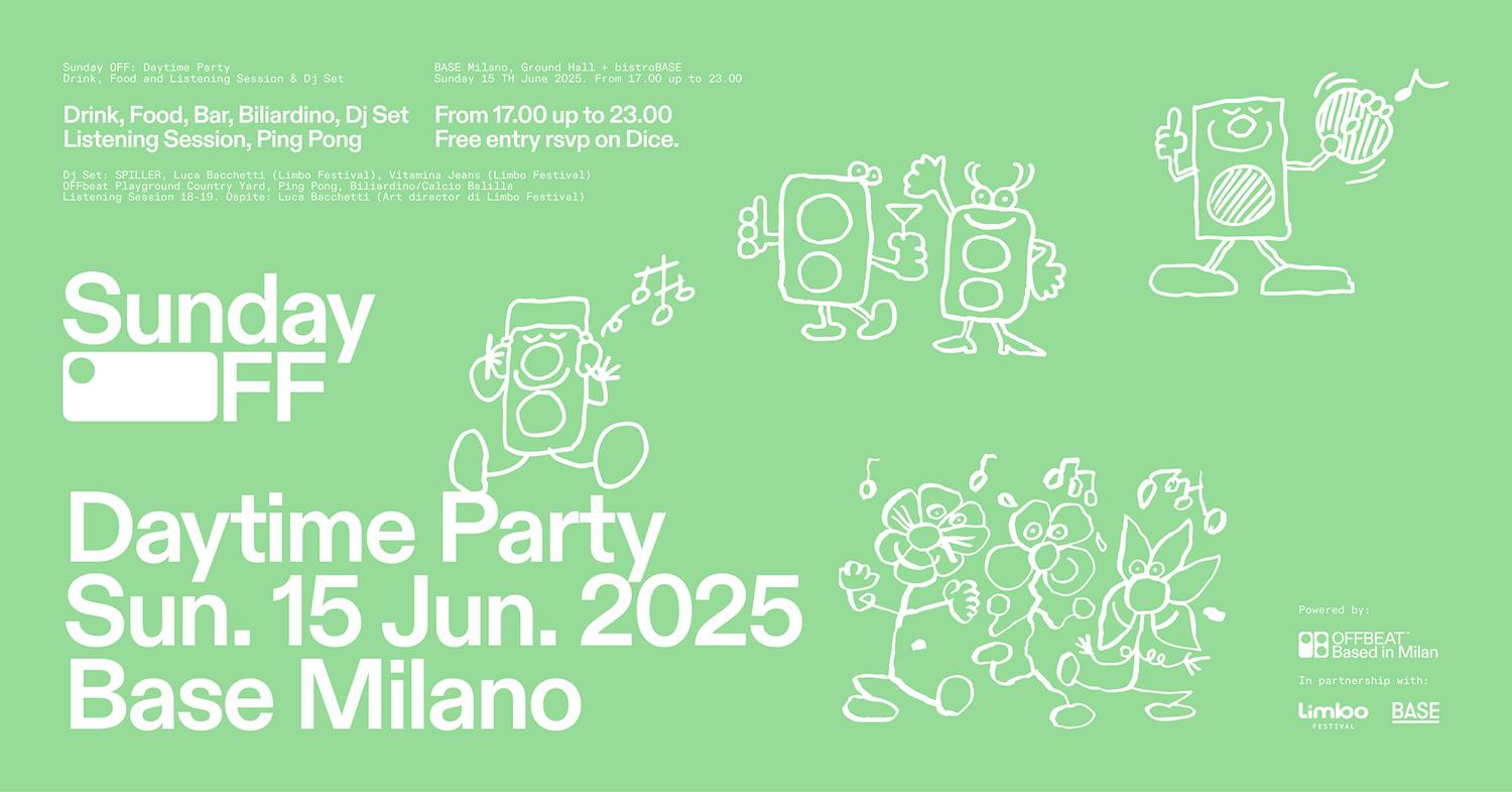 Sunday Off - Country Yard ( Free W/Rsvp )