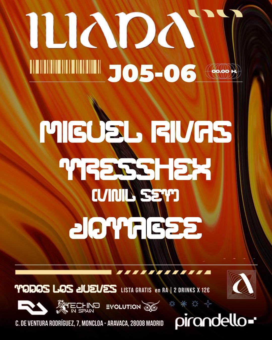 Iliada Club + Miguel Rivas + Tresshex (Vinil Set) + Jotagee