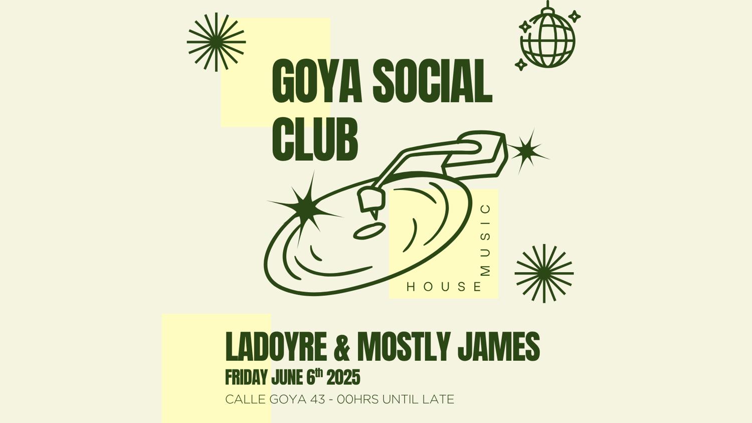 Goya Social Club: Residents Night