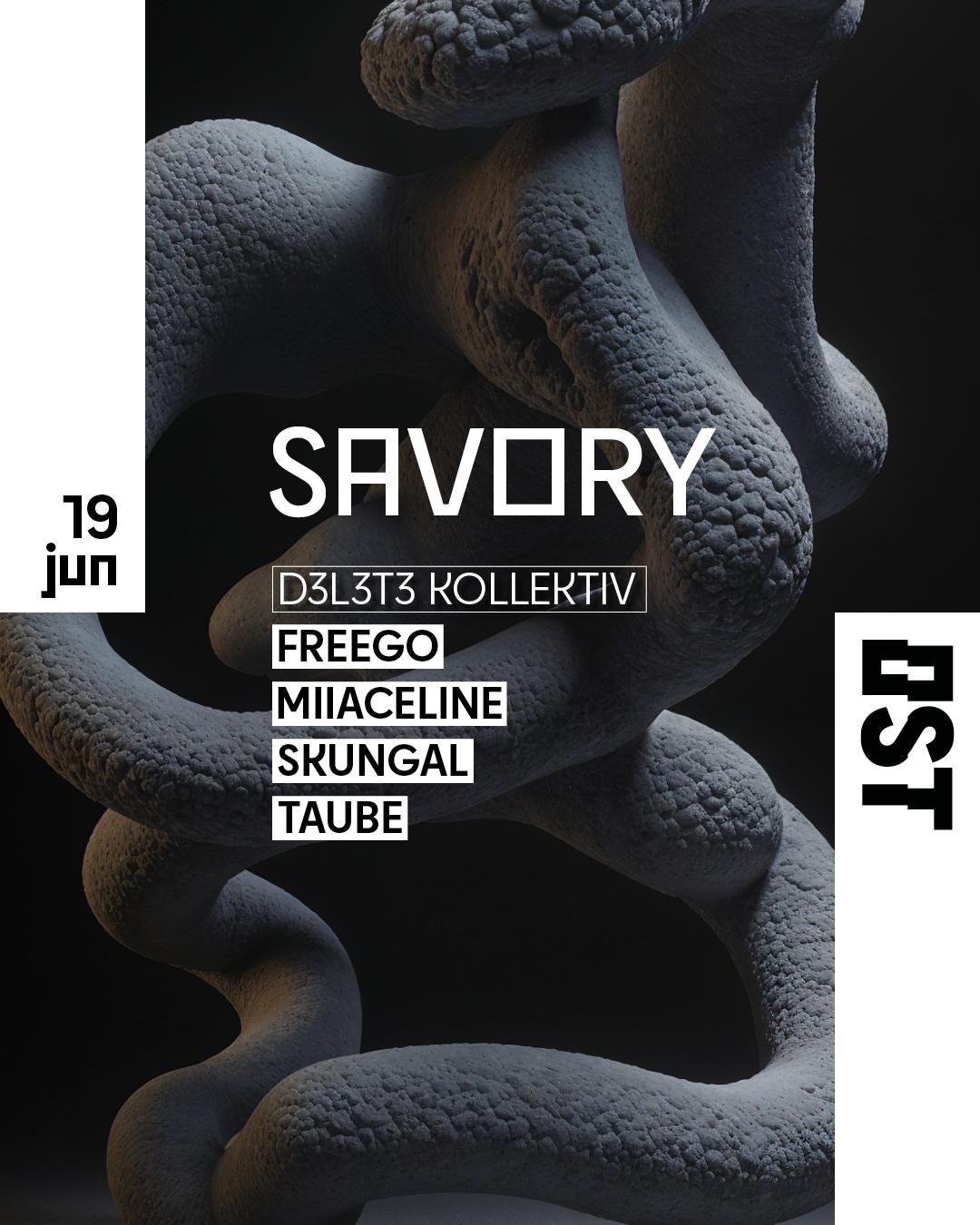 Savory - Techno Every Thursday