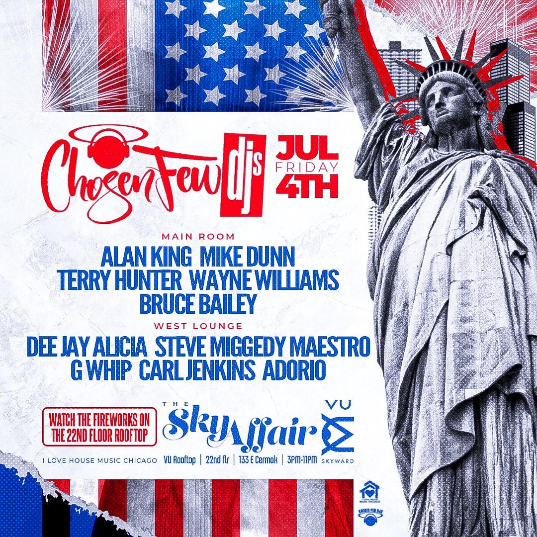 4Th Of July Edition Of The Sky Affair House Music Day Party