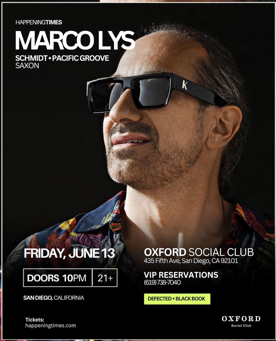 Happening Times Presents: Marco Lys
