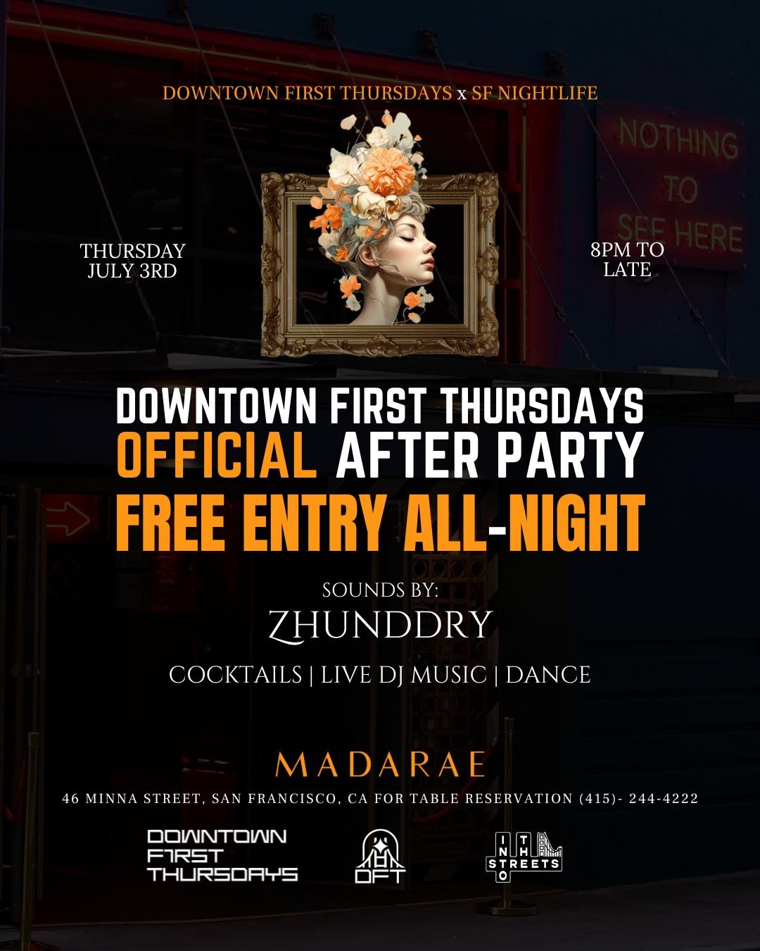 Free - Downtown First Thursday Official After Party