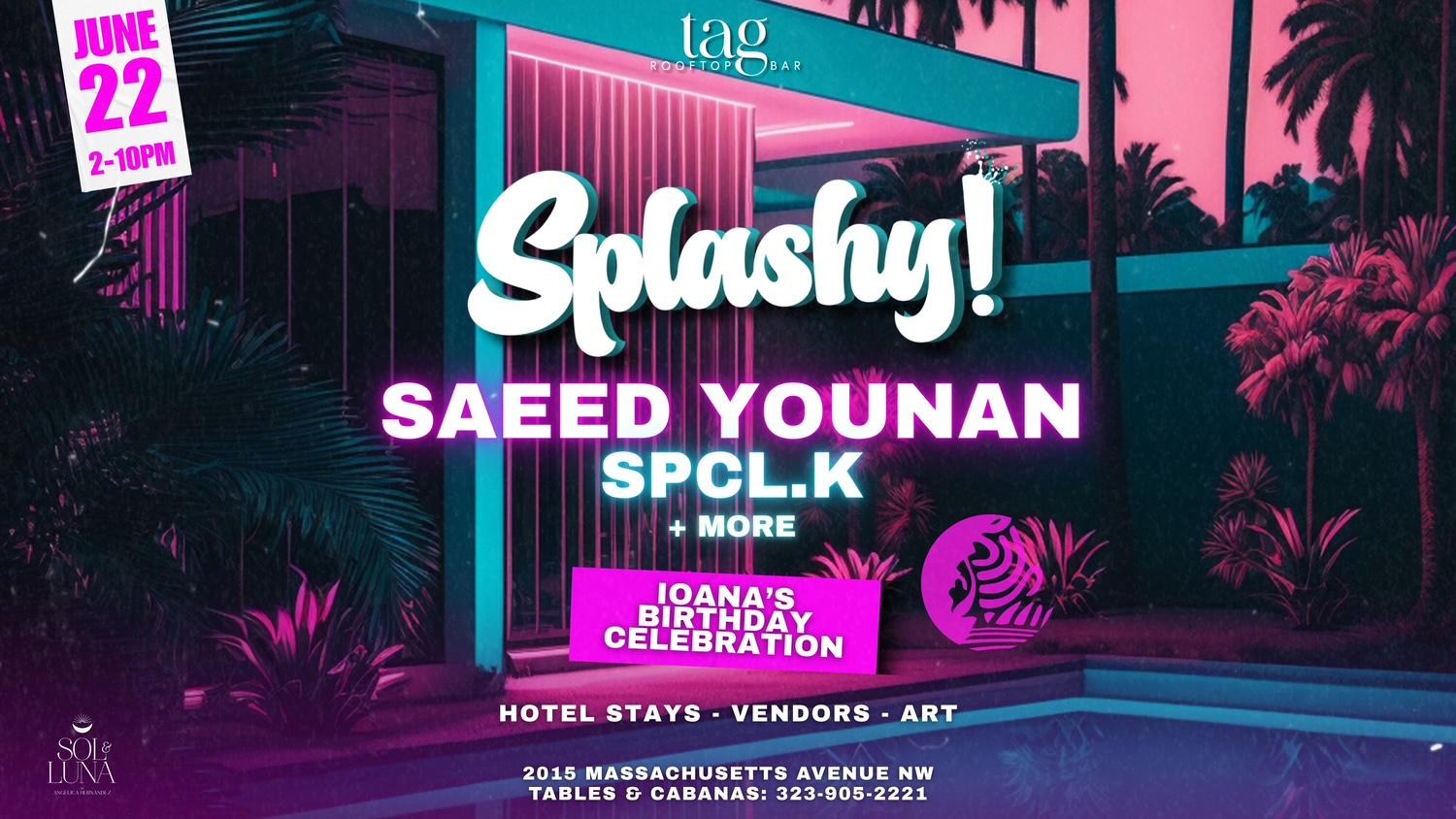 Splashy! Rooftop Pool Party With Saeed Younan