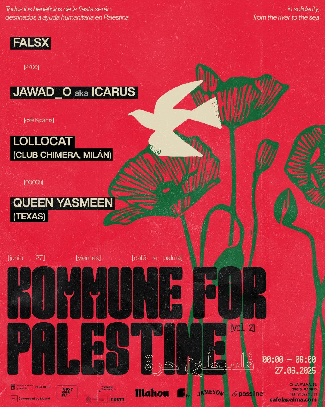 Kommune X Palestina (Evento Benéfico)