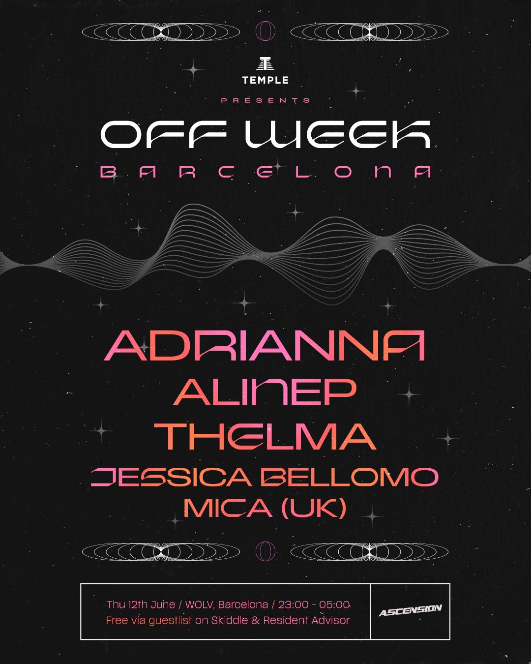 Ascension - Off Week - Barcelona