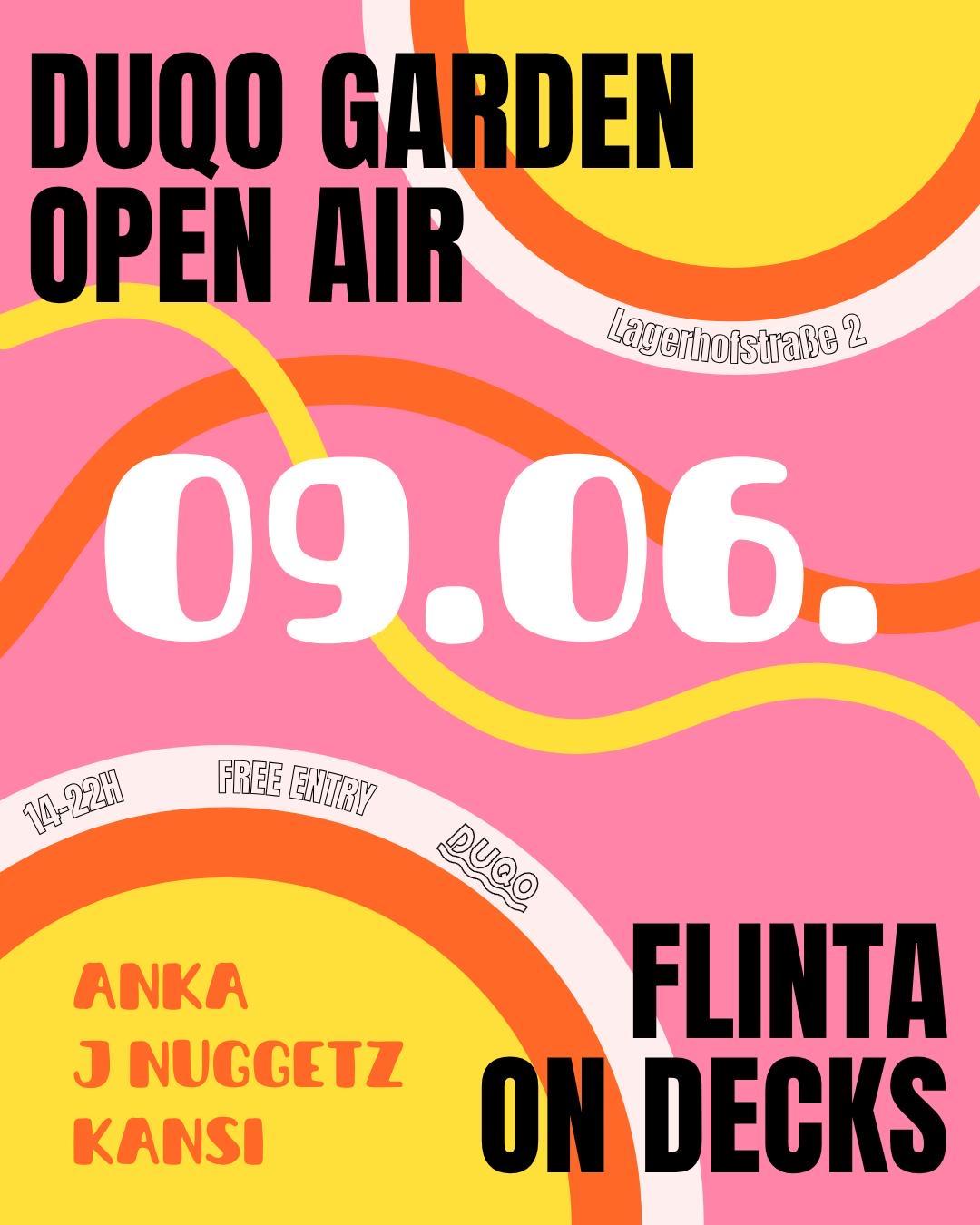 Duqo Garden Open Air - Flinta On Decks