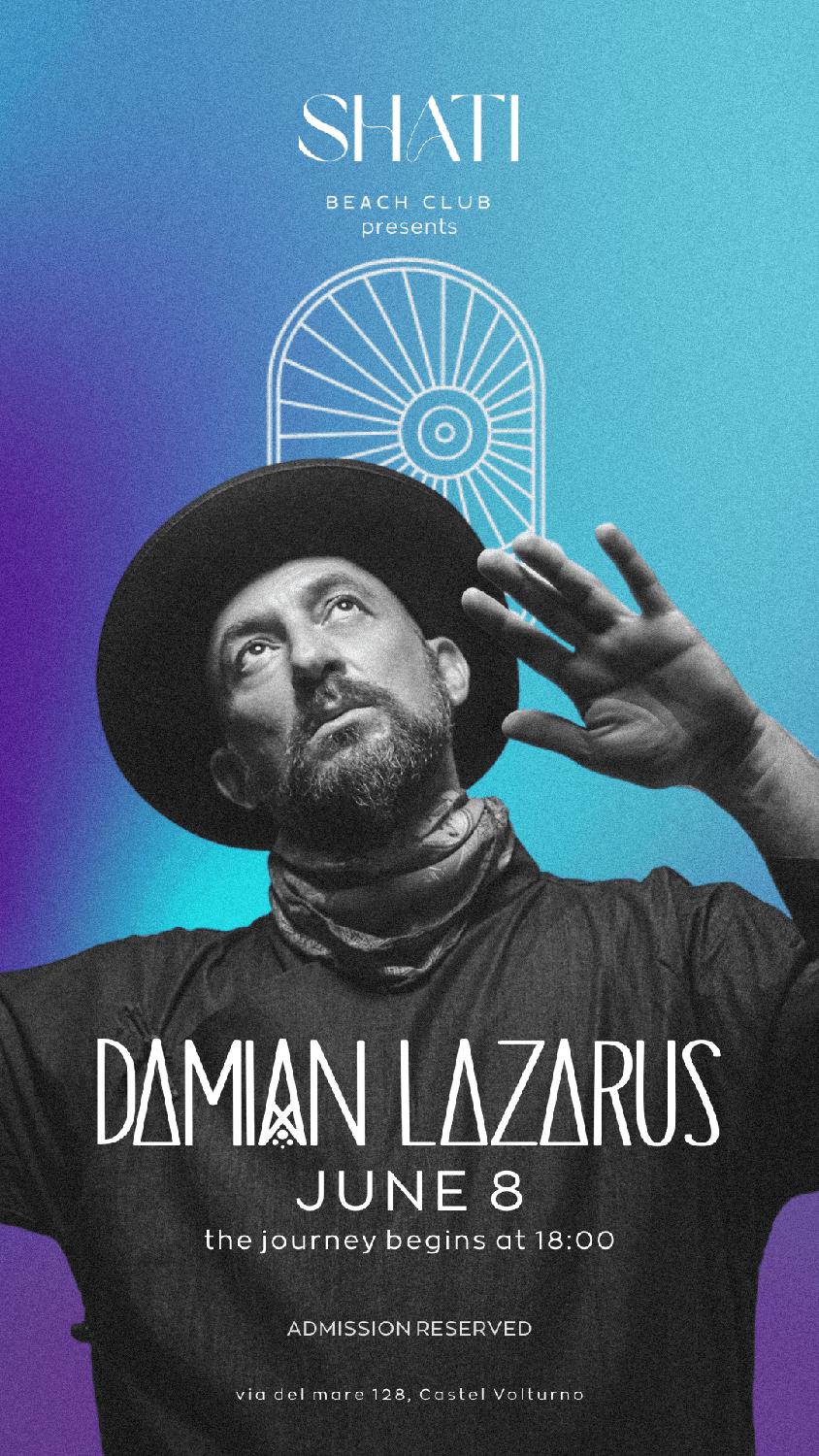 Shati Beach Club Presenta Damian Lazarus