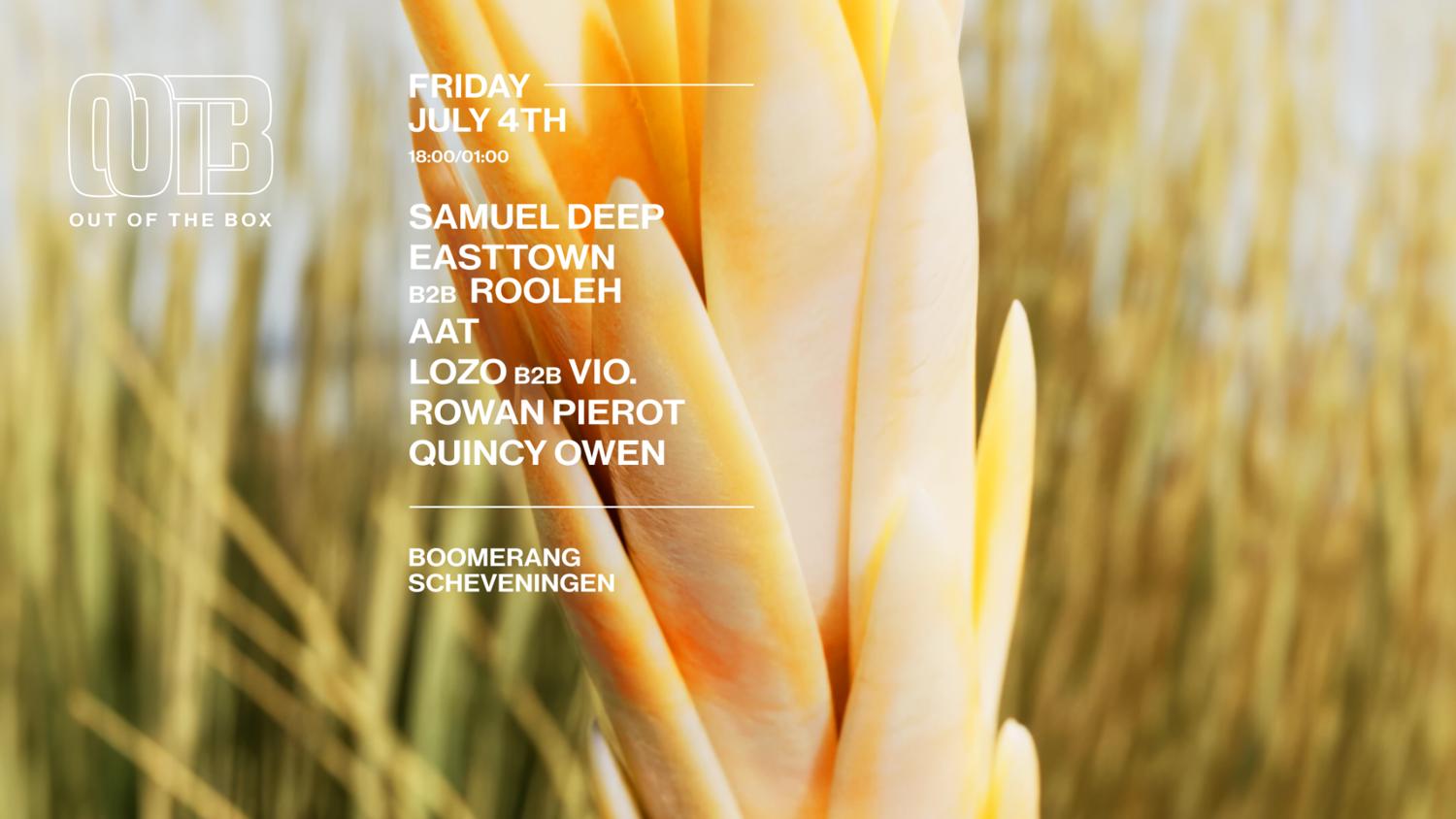 Out Of The Box At The Beach With Samuel Deep, Easttown & More