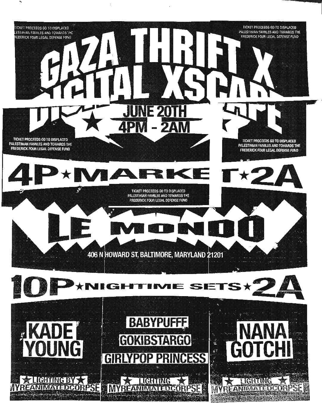 Gaza Thrift X Digital Xscape