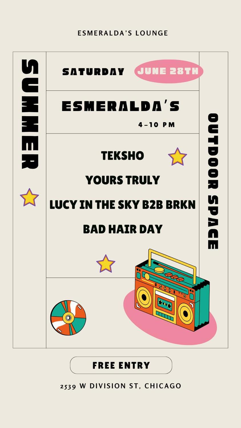 Summer Day Party At Esmeralda'S