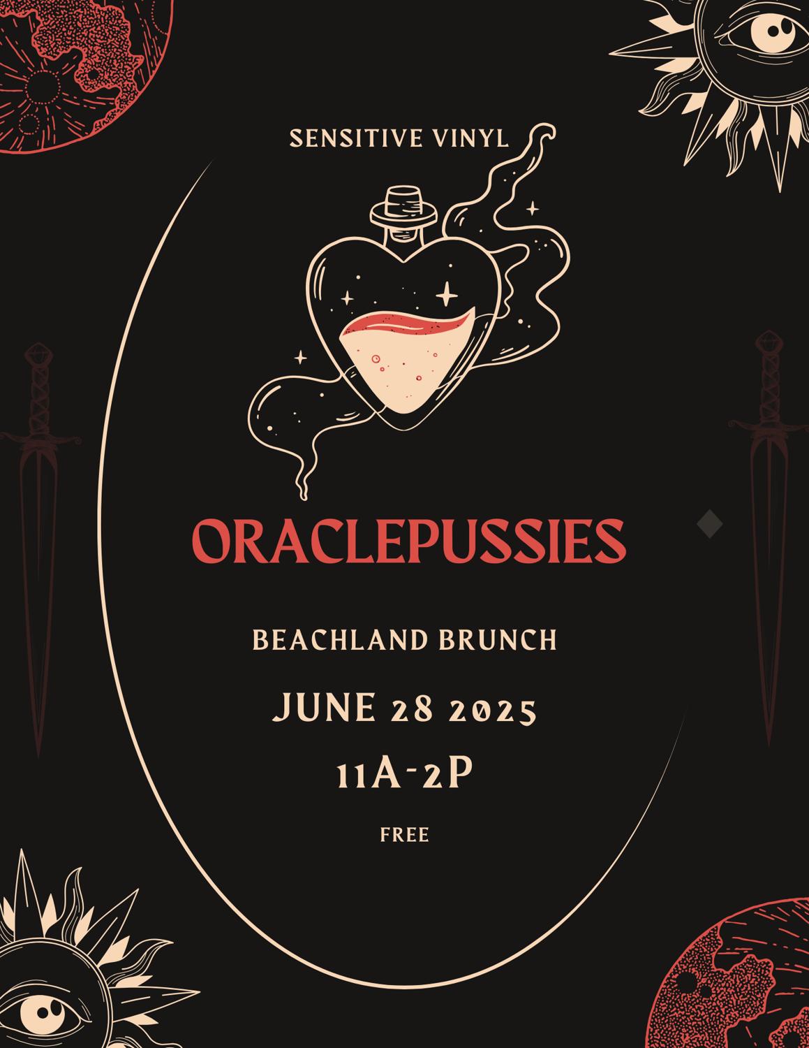 Sensitive Vinyl With Oraclepussies - Beachland Brunch