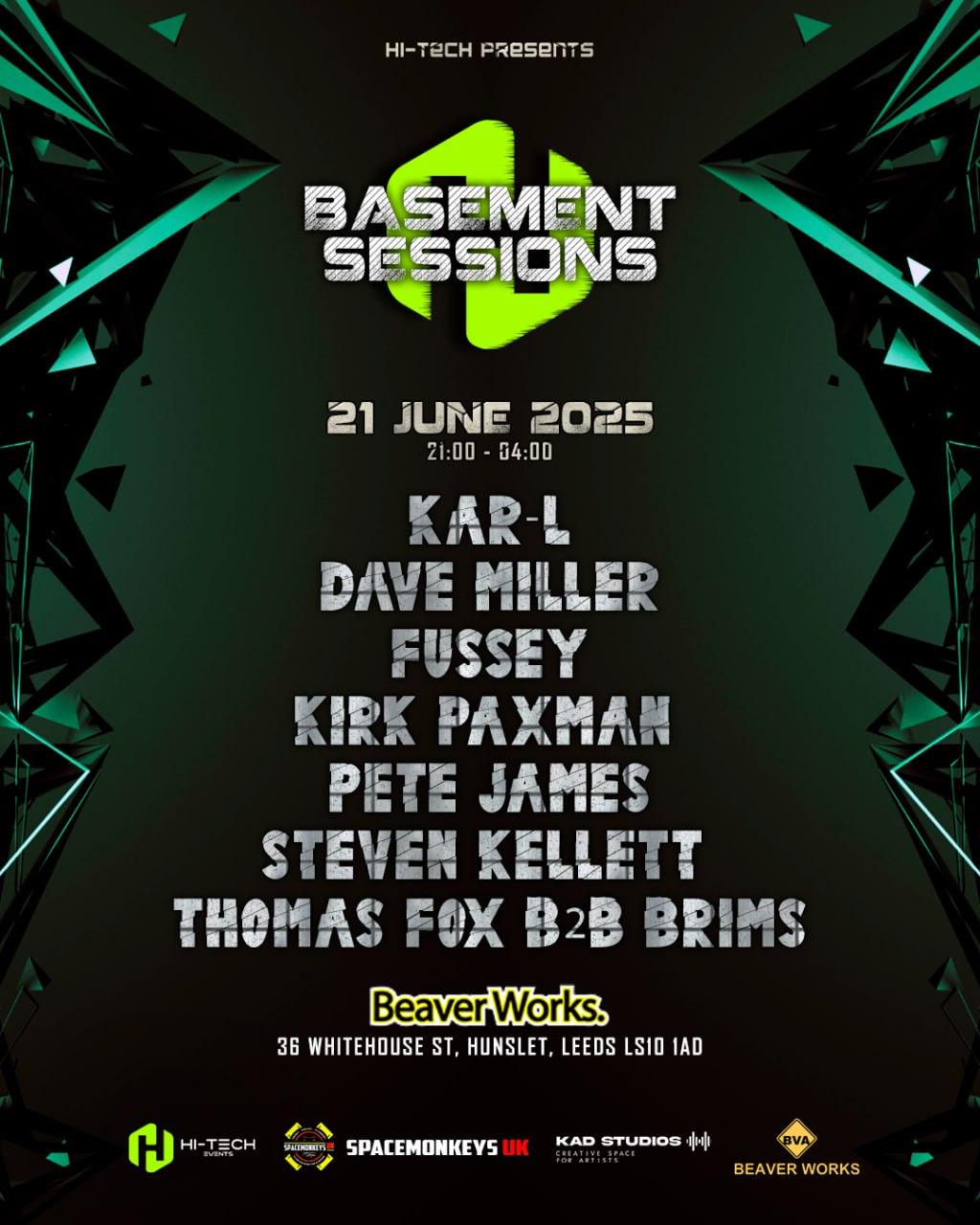 Hi-Tech Events Presents Basement Sessions
