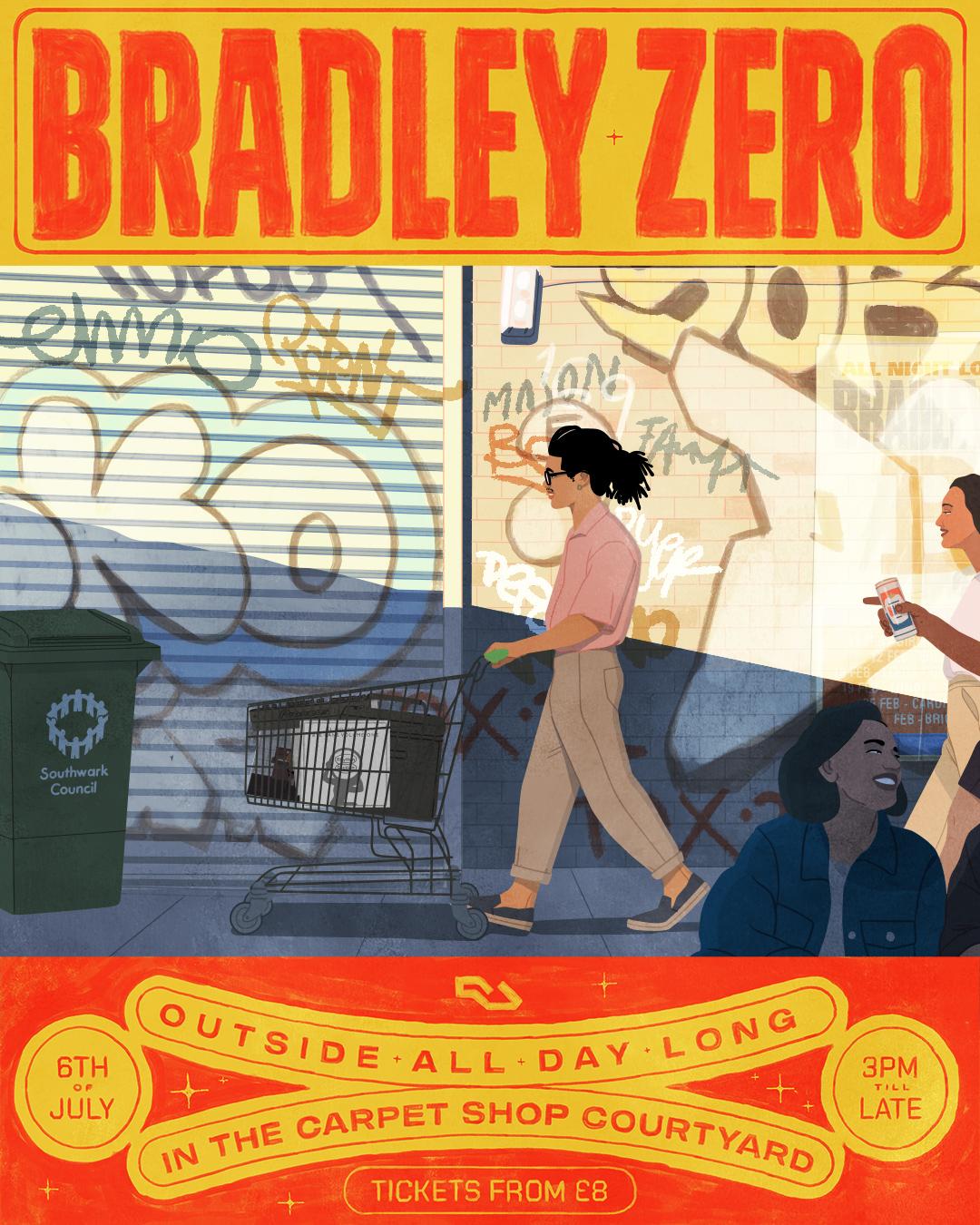 Bradley Zero All Day In The Courtyard - [Sold Out]