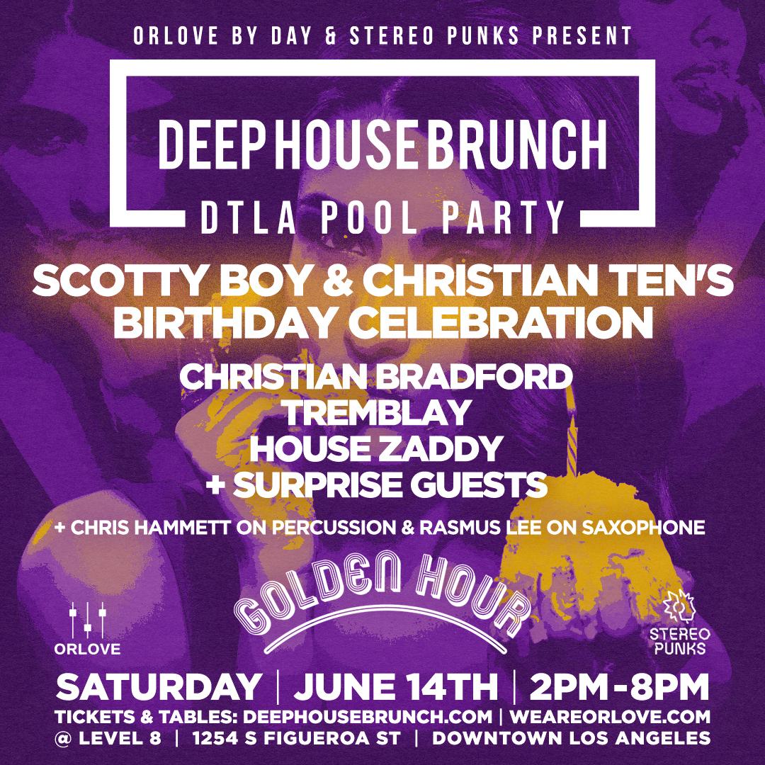 Deep House Brunch Pool Party