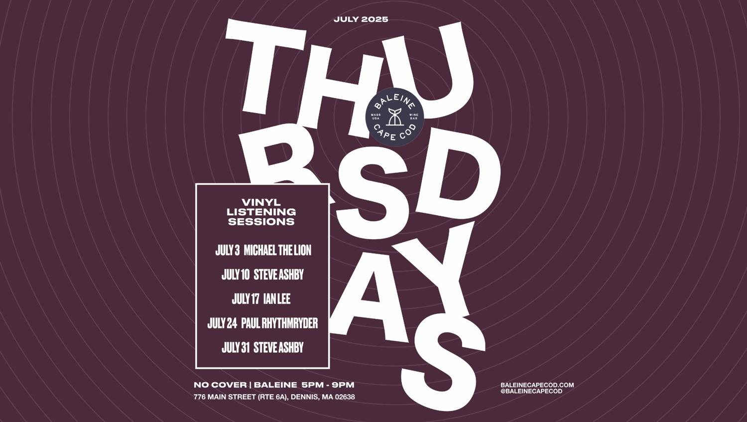 Vinyl Thursdays With Steve Ashby