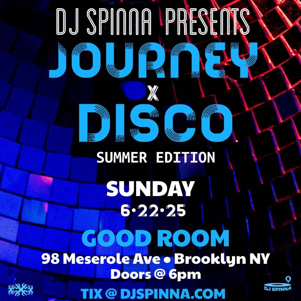 Dj Spinna'S Journey X Disco Party - Summer Edition