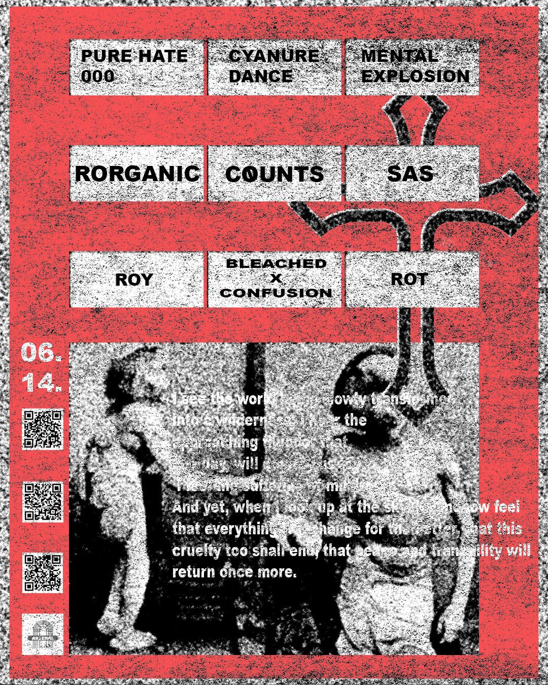 Techno X Tattoo: Pure Hate X Cyanure Dance X Mental Explosion: Rorgaic/Counts/Sas