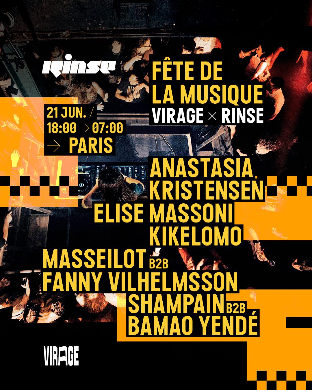 Rinse X Virage: Fête De La Musique