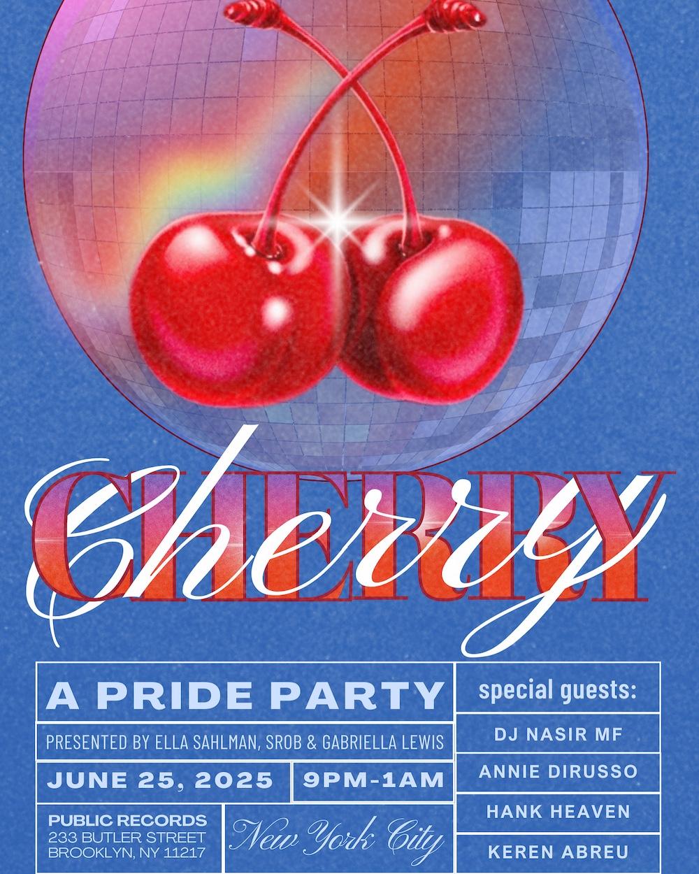Cherry: Pride Weekend Kick Off Party