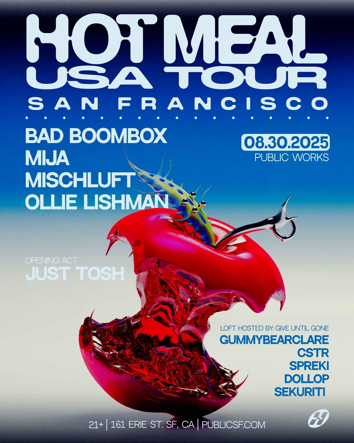 Hot Meal Feat. Bad Boombox, Mija, Mischluft & Ollie Lishman Presented By Public Works
