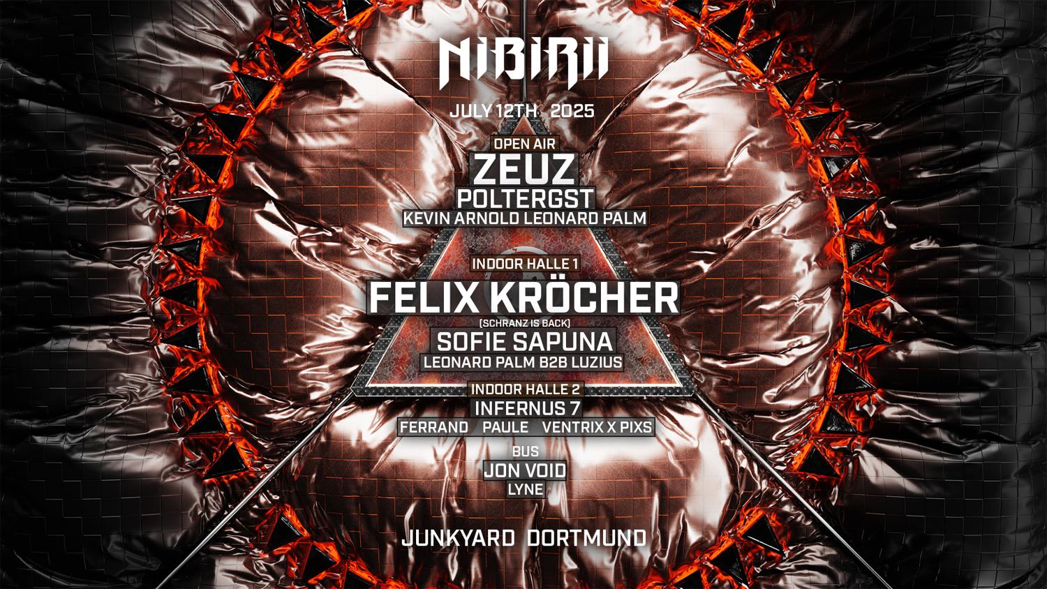 Nibirii Day & Night With Zeuz, Poltergeist, Felix Kröcher Schranz Set, Uvm