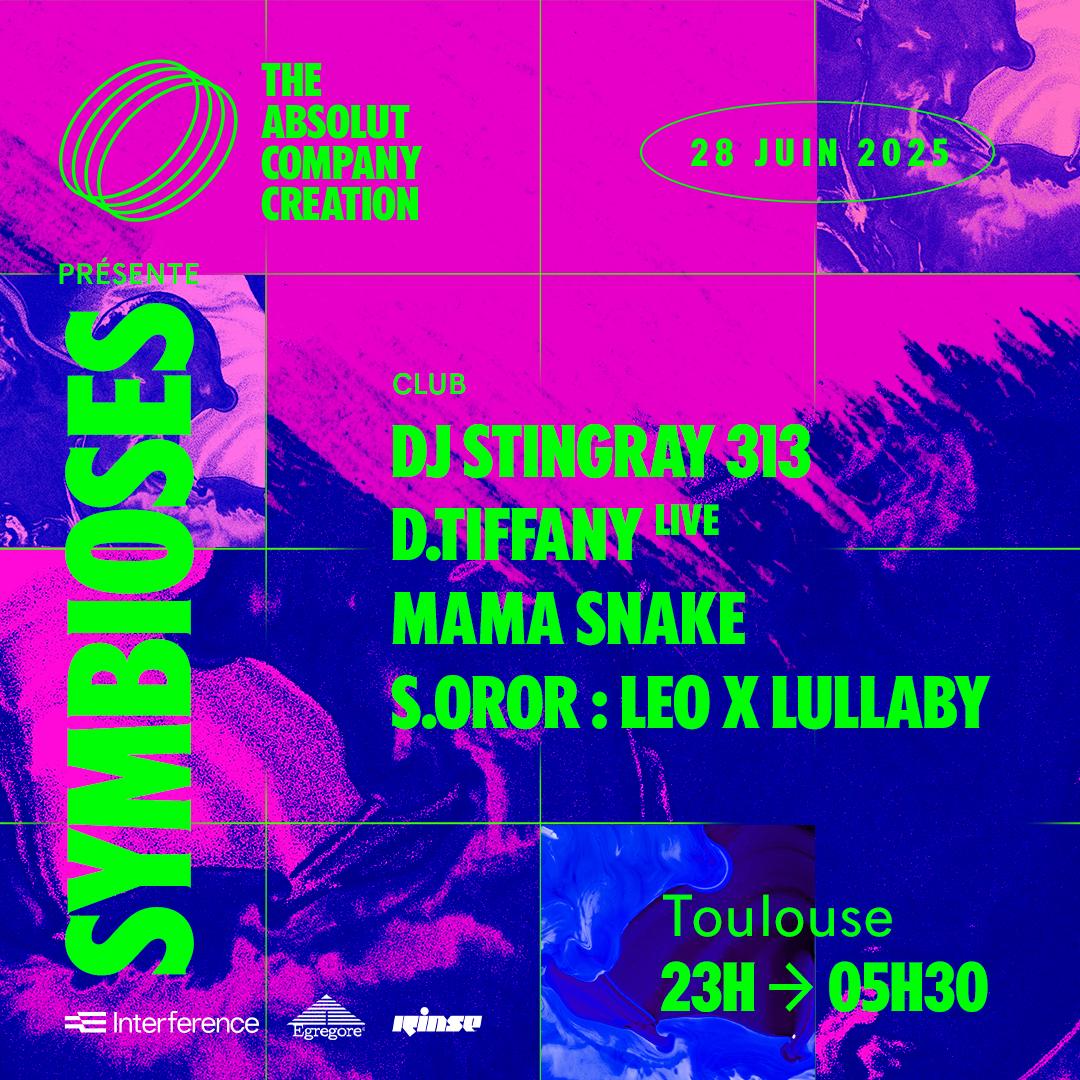 Symbioses With Dj Stingray 313 - D.Tiffany (Live) - Mama Snake - Sor.Or