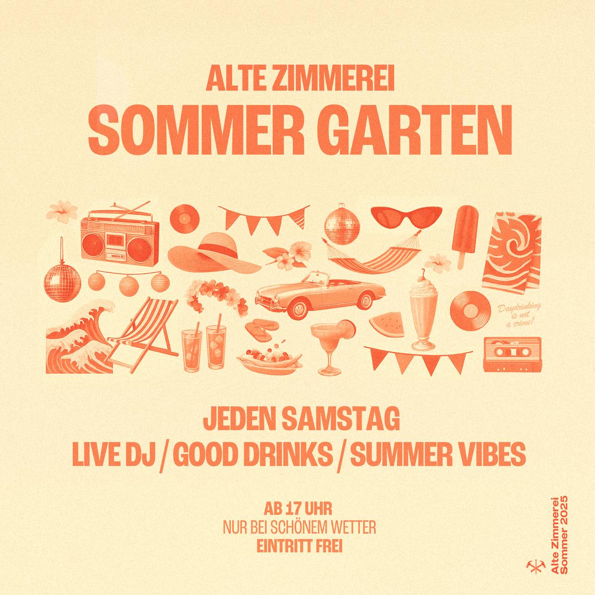 Alte Zimmerei Sommer Garten