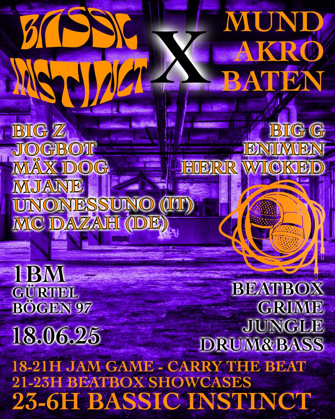 Bassic Instinct X Mundakrobaten With Mjane (Upd8E) @1Bm (Next Day Is A Holiday)