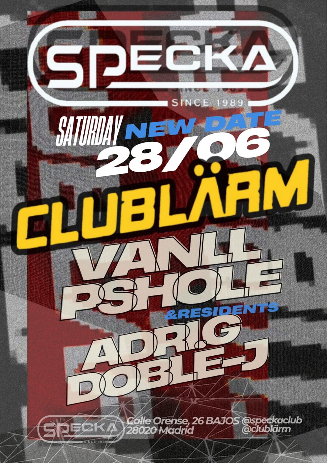 Clublärm #05 At Specka Club