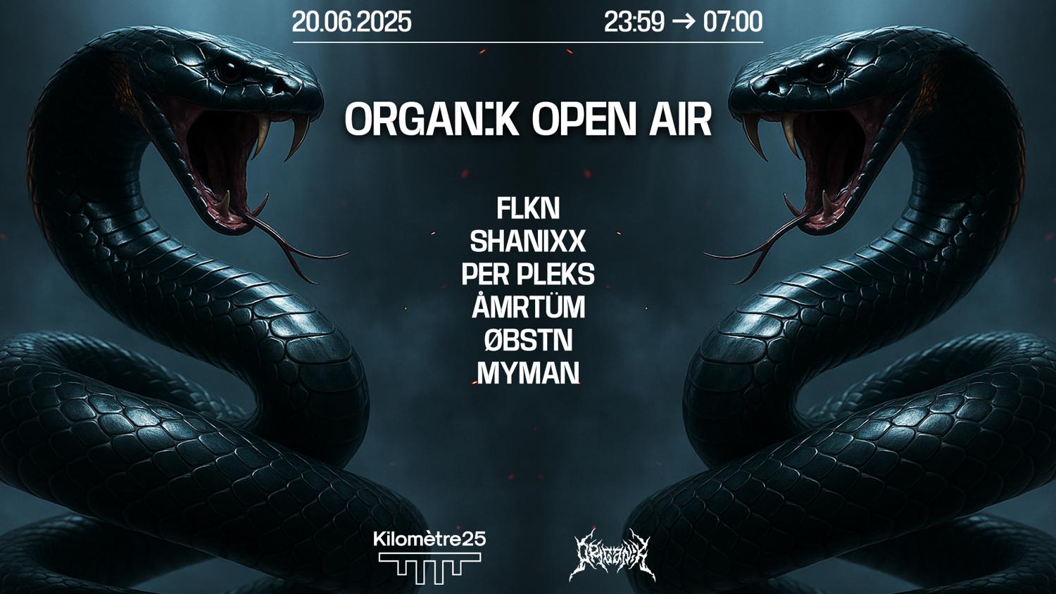 Organik: Per Pleks, Flkn, Myman, Åmrtum, Øbstn