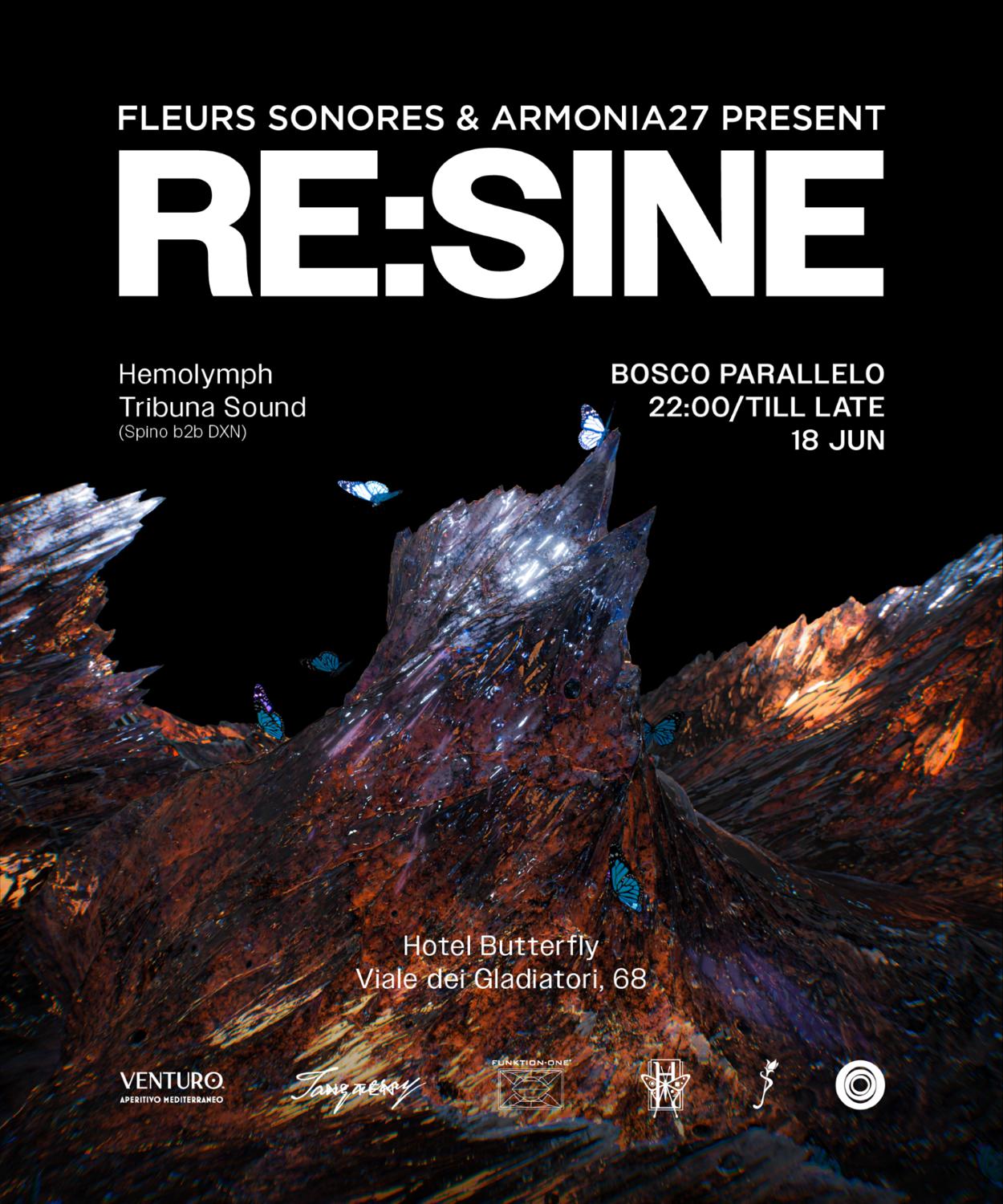 Fleurs Sonores & Armonia27 Pres. Re:Sine: Hemolymph, Spino B2B Dxn