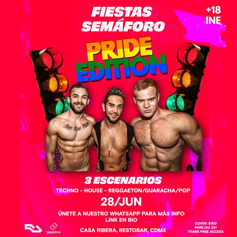 Fiesta Semáforo / Pride / 3 Stages / Guaracha / Reggaeton / Pop /