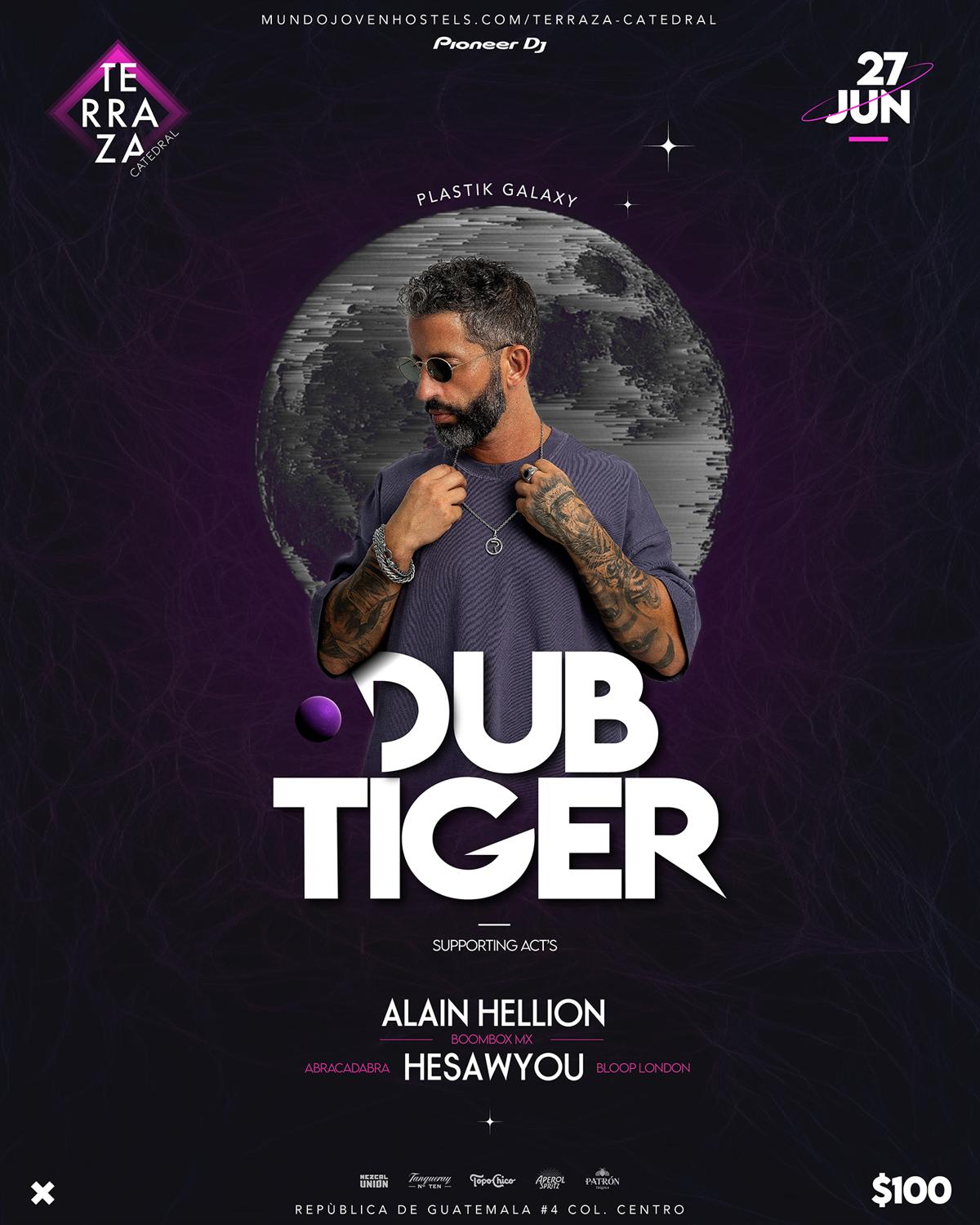 Dub Tiger + Alain Hellion + Hesawyou