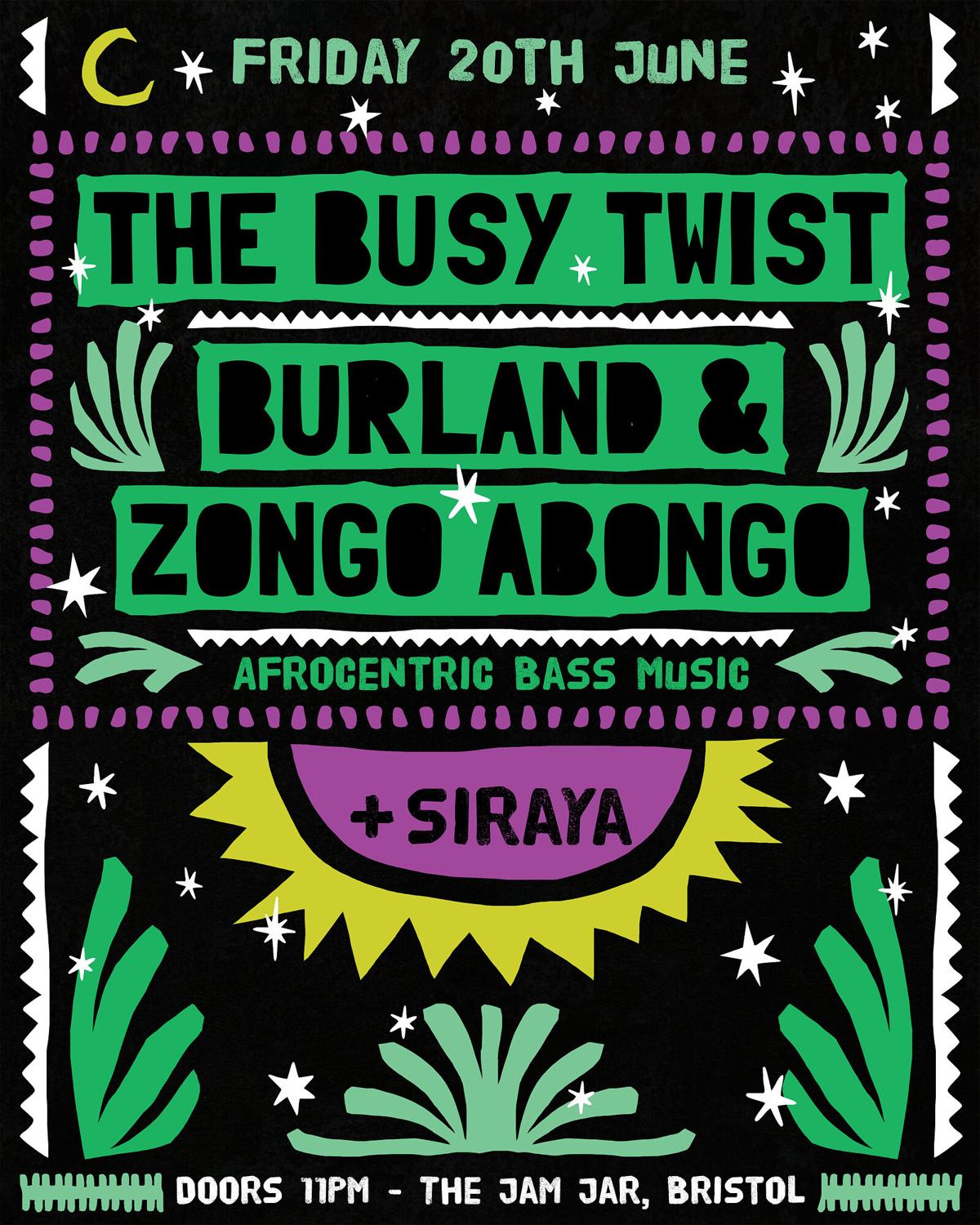 Busy Twist, Burland + Zongo Abongo