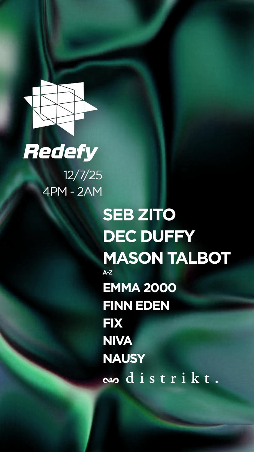 Redefy: Seb Zito, Dec Duffy & Mason Talbot